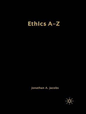 cover image of Ethics A-Z